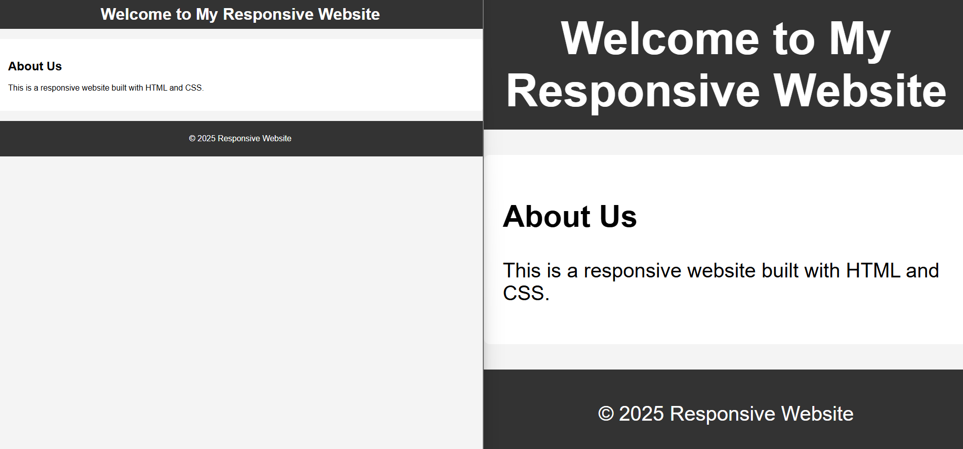 Responsive Website Design